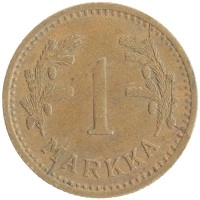 монета - финляндия 1 марка - подробная информация фото 1
