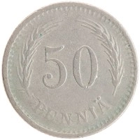 монета - финляндия 50 пенни - подробная информация фото 1