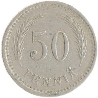 монета - финляндия 50 пенни - подробная информация фото 1