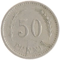 монета - финляндия 50 пенни - подробная информация фото 1