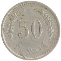 монета - финляндия 50 пенни - подробная информация фото 1