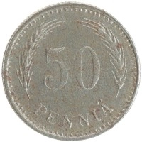 монета - финляндия 50 пенни - подробная информация фото 1