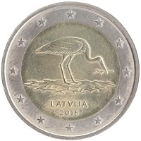 монета - латвия 2 евро - подробная информация фото 1