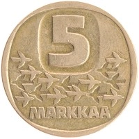 монета - финляндия 5 марок - подробная информация фото 1