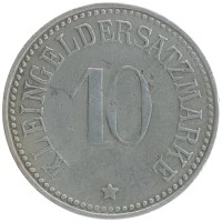 монета - германия : нотгельды 10 пфеннигов - подробная информация фото 1