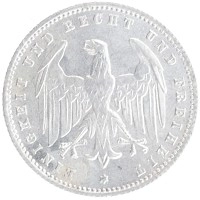 монета - веймарская республика 200 марок - подробная информация фото 1