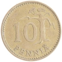 монета - финляндия 10 пенни - подробная информация фото 1
