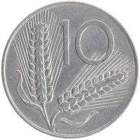 монета - италия 10 лир - подробная информация фото 1