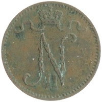 монета - 1894 – 1917 николай ii 1 пенни - подробная информация фото 1