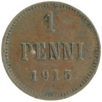монета - 1894 – 1917 николай ii 1 пенни - подробная информация фото 1