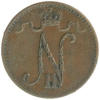 монета - 1894 – 1917 николай ii 1 пенни - подробная информация фото 1