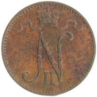 монета - 1894 – 1917 николай ii 1 пенни - подробная информация фото 1