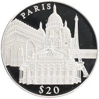монета - либерия 20 долларов - подробная информация фото 1