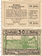 банкнота(бона) - австрия : нотгельды 50 геллеров - подробная информация фото 1