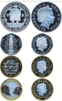 набор монет - великобритания набор 2009 года - подробная информация фото 1