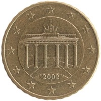 монета - германия 10 евроцентов - подробная информация фото 1