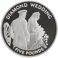 монета - остров джерси 5 фунтов - подробная информация фото 1