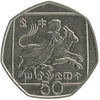 монета - кипр 50 центов - подробная информация фото 1