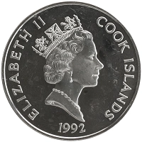 монета - острова кука 50 долларов - подробная информация фото 1