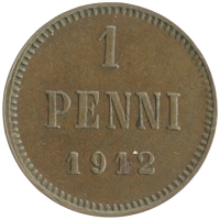 монета - 1894 – 1917 николай ii 1 пенни - подробная информация фото 1