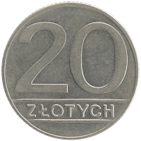 монета - польша 20 злотых - подробная информация фото 1