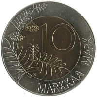 монета - финляндия 10 марок - подробная информация фото 1