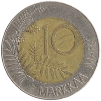 монета - финляндия 10 марок - подробная информация фото 1