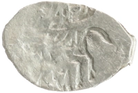монета - 1689 – 1725 петр i 1 копейка - подробная информация фото 1
