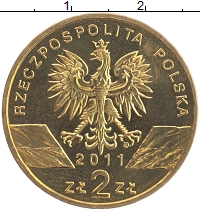 монета - польша 2 злотых - подробная информация фото 1