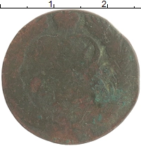 монета - 1741 – 1761 елизавета петровна 1 копейка - подробная информация фото 1