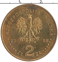 монета - польша 2 злотых - подробная информация фото 1