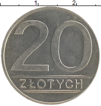 монета - польша 20 злотых - подробная информация фото 1