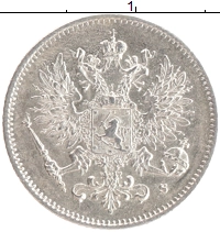 монета - 1894 – 1917 николай ii 25 пенни - подробная информация фото 1