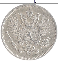 монета - 1894 – 1917 николай ii 25 пенни - подробная информация фото 1