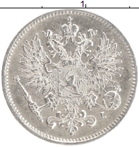 монета - 1894 – 1917 николай ii 25 пенни - подробная информация фото 1
