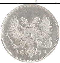 монета - 1894 – 1917 николай ii 25 пенни - подробная информация фото 1