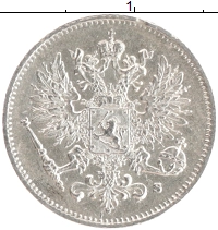 монета - 1894 – 1917 николай ii 25 пенни - подробная информация фото 1