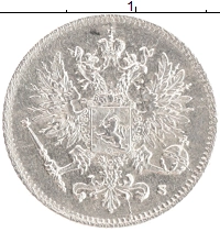 монета - 1894 – 1917 николай ii 25 пенни - подробная информация фото 1