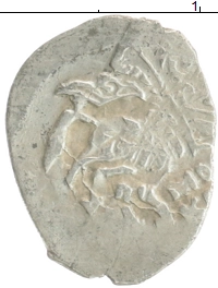 монета - 1613 – 1645 михаил федорович 1 копейка - подробная информация фото 1