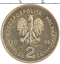монета - польша 2 злотых - подробная информация фото 1