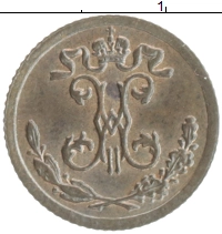 монета - 1894 – 1917 николай ii 1/4 копейки - подробная информация фото 1