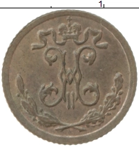 монета - 1894 – 1917 николай ii 1/4 копейки - подробная информация фото 1