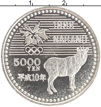 монета - япония 5.000 йен - подробная информация фото 1