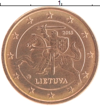 монета - литва 1 евроцент - подробная информация фото 1