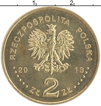 монета - польша 2 злотых - подробная информация фото 1