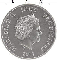 монета - ниуэ 2 доллара - подробная информация фото 1