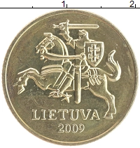 монета - литва 20 центов - подробная информация фото 1