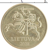 монета - литва 20 центов - подробная информация фото 1