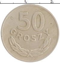 монета - польша 50 грош - подробная информация фото 1