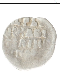 монета - 1534 – 1584 иван iv грозный 1 деньга - подробная информация фото 1